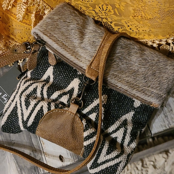 NWT NEW MYRA CROSSBODY BAG FUR LEATHER - Picture 8 of 16